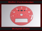 Tachometer Disc with BC for Porsche 911 964 993 Red Area from 6600