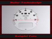 Tachometer dial for Porsche 911 964 993 with on-board computer Red area from 6600 rpm
