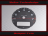 Tachometer dial for Porsche 911 964 993 with on-board computer Red area from 6600 rpm