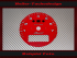 Tachometer dial for Porsche 911 964 993 with on-board computer Red area from 6600 rpm