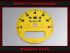 Tachometer dial for Porsche 911 964 993 with on-board computer Red area from 6600 rpm