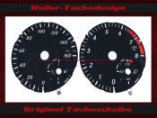 Tachoscheibe Mercedes G500 W463 Benzin MPH zu KMH