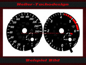 Gauge face Mercedes G500 W463 Diesel MPH zu KMH