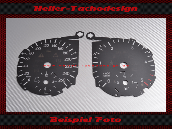 Speedometer Discs for Mercedes W251 R Class Diesel 160 Mph to 260 Kmh