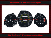 Tachoscheiben für Mercedes W107 R107 SL mechanischer Tacho Mph zu Kmh