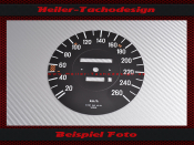 Tachoscheibe für Mercedes W107 R107 280 SL...