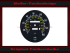 Speedometer Disc for Mercedes W107 R107 280 SL electronic Speedometer Mph to 260 Kmh