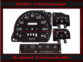 Tachoscheiben für Daihatsu Cuore 1981 160 Kmh