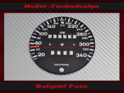 Speedometer Disc for Porsche 959 350 Kmh