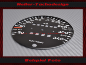 Speedometer Disc for Porsche 959 350 Kmh