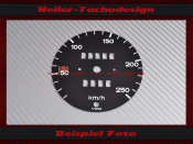 Tachoscheibe für Porsche 911 901 1964 bis 1968