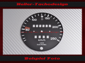 Speedometer Disc for Porsche 911 250 Kmh - 1