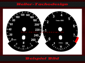 Speedometer Disc for BMW E60 E61 Petrol Tachometer 7,5...
