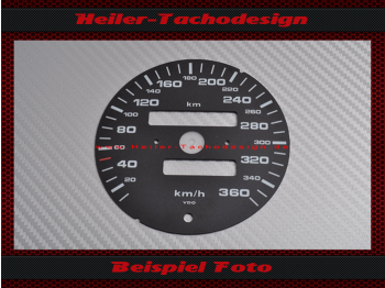 Speedometer Disc for Porsche 911 964 993 Switch 360 Kmh