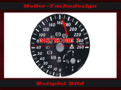 Tachoscheibe für Mercedes ML W166 GL X166 Diesel ohne Distronic Mph zu Kmh