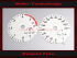 Speedometer Discs for Mercedes ML W166 GL X166 Diesel without Distronic 160 Mph to 260 Kmh