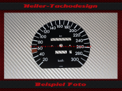 Speedometer Disc for Mercedes W126 AMG S Class 300 Kmh