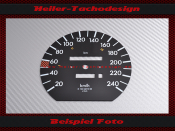 Speedometer Disc for Mercedes W124 E Class 240 Kmh...