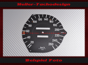 Tachoscheibe für Mercedes W107 R107 SL mechanischer...