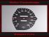 Tachoscheibe für Mercedes W107 R107 SL mechanischer Tacho 160 Mph zu Kmh