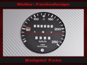 Speedometer Disc for Porsche 911 SC 1978 Mph to Kmh