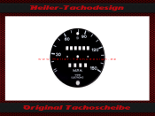 Speedometer Disc for Porsche 911 SC 1978 Mph to Kmh