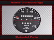 Speedometer Disc Porsche 911 SC 1978 Mph to Kmh