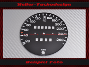 Speedometer Disc for Porsche 911 G Model 1974 to 1984 Mph...