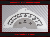 Speedometer Disc Smart Fortwo Facelift Mph to Kmh