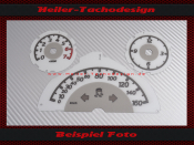 Tachoscheibe Smart Fortwo Facelift Mph zu Kmh