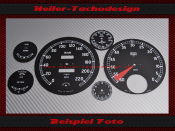Set Speedometer Disc for Jaguar MK4 XK 120 XK 140 Mph to...