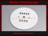 Speedometer Disc for Porsche 356 120 Mph to 200 Kmh
