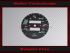 Speedometer Disc for Porsche 356 120 Mph to 200 Kmh