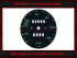 Speedometer Disc for Porsche 356 120 Mph to 200 Kmh