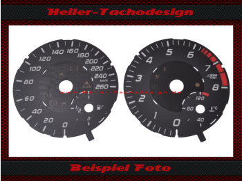 Tachoscheiben für Mercedes W231 SL400 SL500 Modell 2013 Benzin 160 Mph zu 260 Kmh