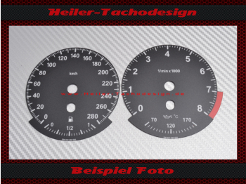 Speedometer Disc for BMW E90 E91 E92 E93 Mph to Kmh 280 Kmh Modifikation