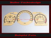 Tachoscheibe Mercedes CLS 63 AMG MPH zu KMH