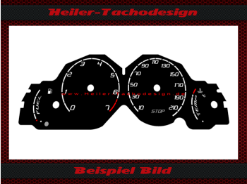 Tachoscheibe für Peugeot 206 1.4 Benziner Modell 1999