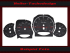Speedometer Discs for Porsche Cayenne 2 Turbo Typ 92 A 300 Kmh