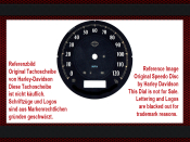 Speedometer Sticker for Harley Davidson Softail Blackline...