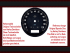 Speedometer Sticker for Harley Davidson Softail Blackline Ø80 from 2011 Mph to Kmh