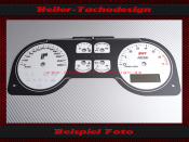 Tachoscheibe für Ford Mustang Shelby GT500 160 Mph zu 260 Kmh
