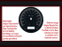 Speedometer Sticker for Harley Davidson Softail Fat Boy Slim from 2012 Ø100 Mph to Kmh