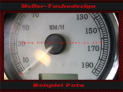 Speedometer Disc for Harley Davidson Street Bob Ø80 2006 to 2011 Mph to Kmh