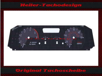 Tachoscheibe für Nissan Terrano 2 Mph zu Kmh