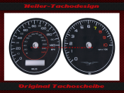 Speedometer Disc for Moto Guzzi Breva Model 2004 Mph to Kmh