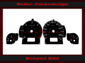Tachoscheiben für Audi A8 4E D3 Diesel Mph zu Kmh