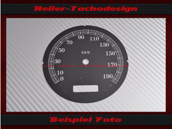 Speedometer Disc for Harley Davidson Road King Classic FLHRC 2006 to 2013 Ø100 Mph to Kmh