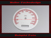 Speedometer Disc for Harley Davidson Road King Classic FLHRC 2006 to 2013 Ø100 Mph to Kmh