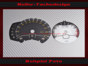 Tachoscheibe für BMW F800 R 2005 bis 2014 Mph zu Kmh